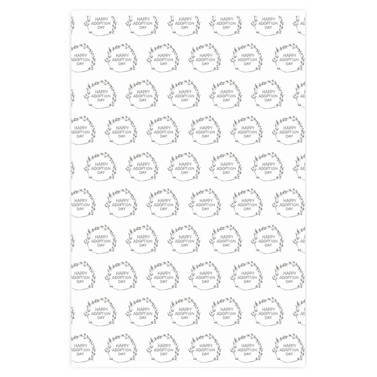 Happy Adoption Day! - cute wrapping paper - Adoption Stuff Store